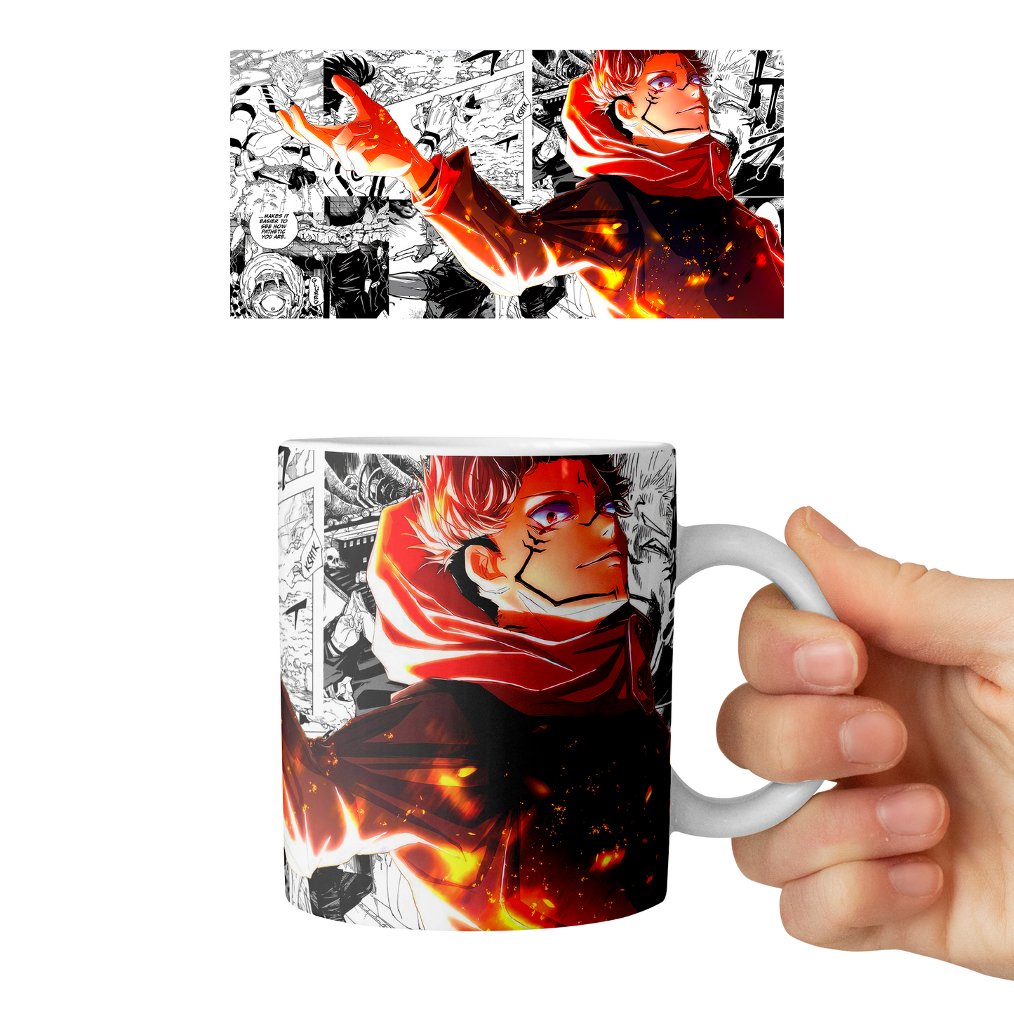 Taza 11 oz Sukuna (Jujutsu Kaisen)