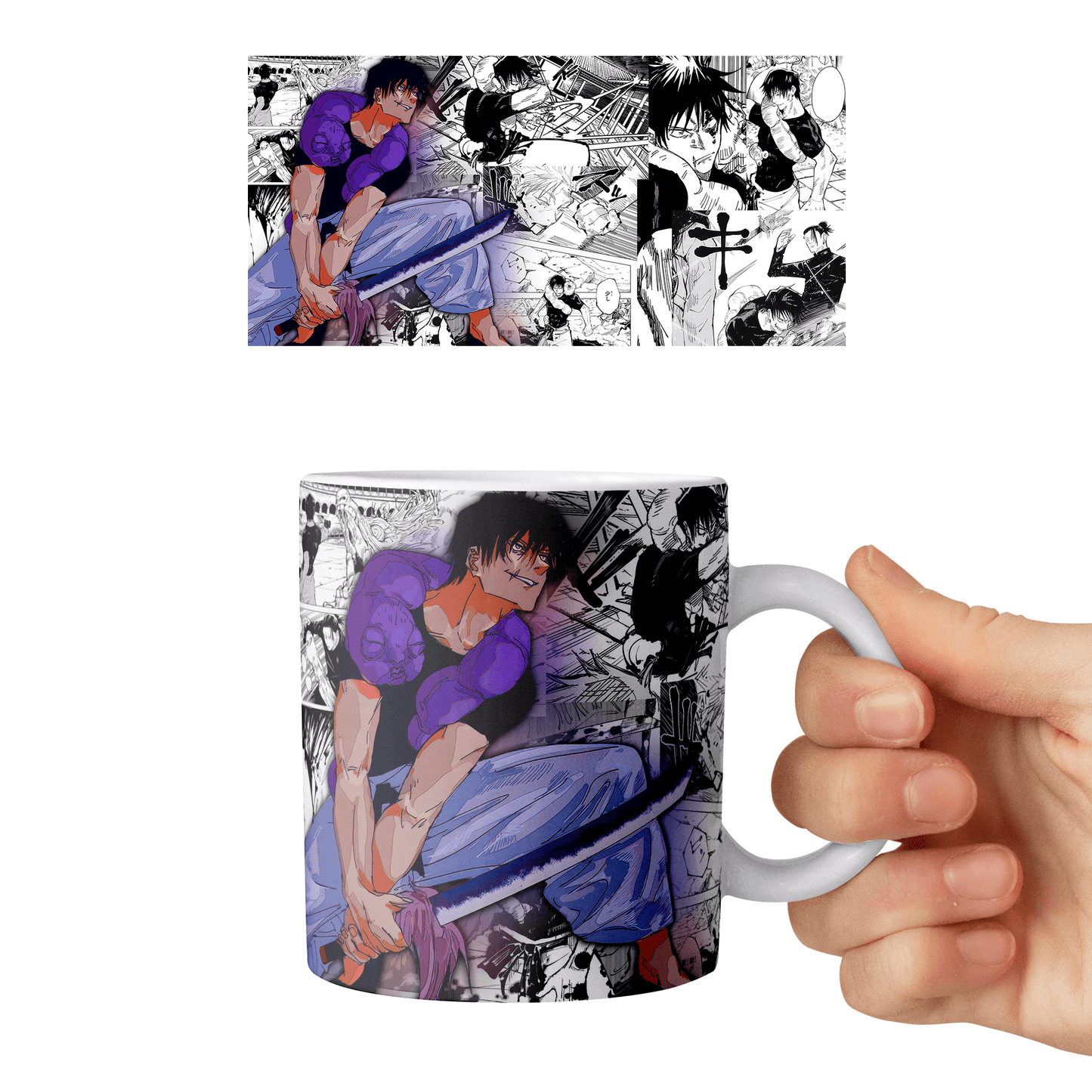 Taza 11 oz Toji Fushiguro - D2 (Jujutsu Kaisen)