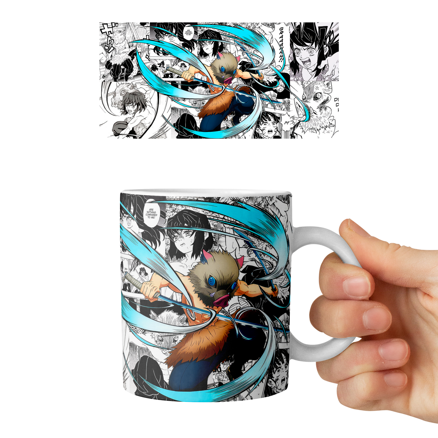 Taza 11 oz Inosuke (Kimetsu No Yaiba)