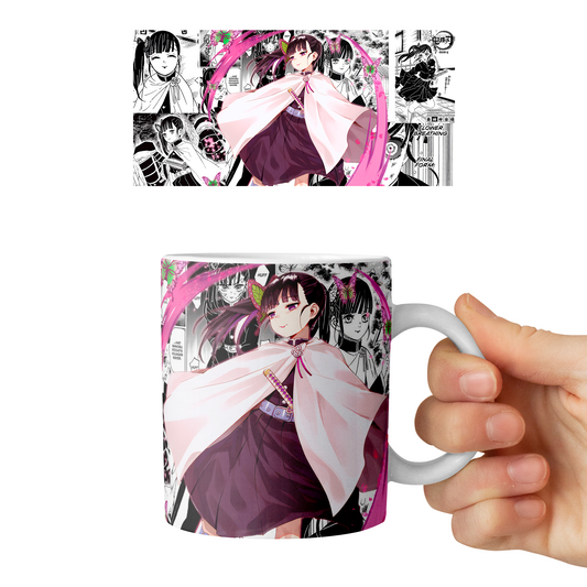 Taza 11 oz Kanao Tsuyuri - D2 (Kimetsu No Yaiba)