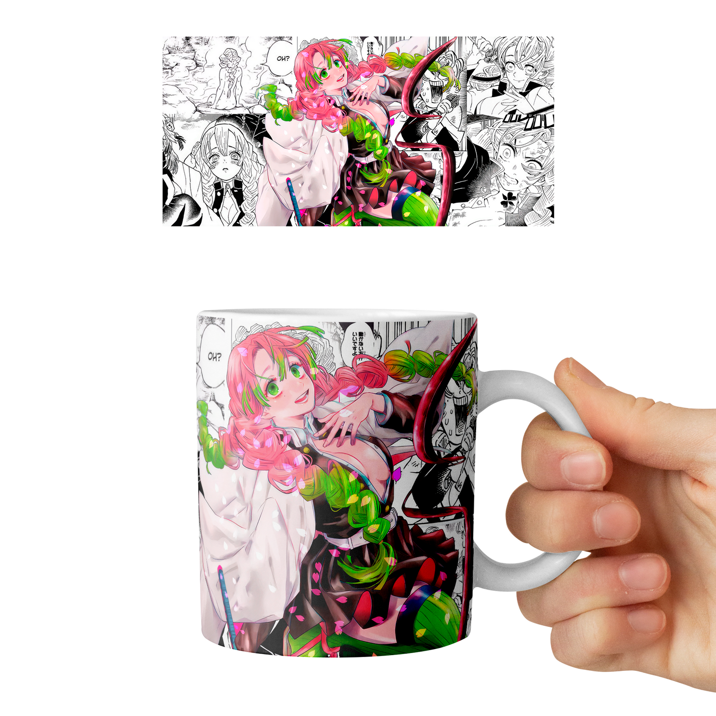 Taza 11 oz Mitsuri (Kimetsu No Yaiba)