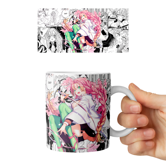 Taza 11 oz Mitsuri - D2 (Kimetsu No Yaiba)