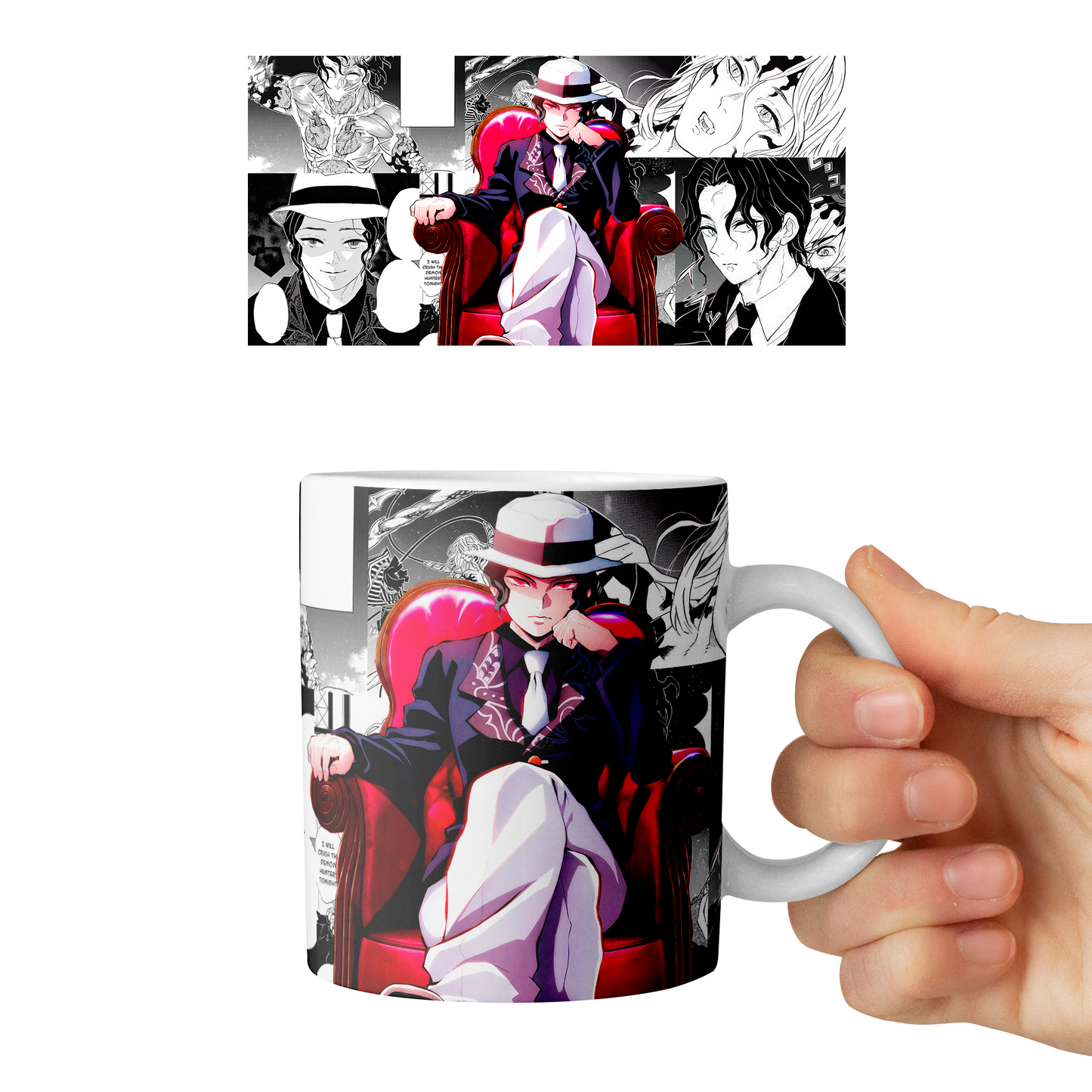 Taza 11 oz Muzan - D4 (Kimetsu No Yaiba)