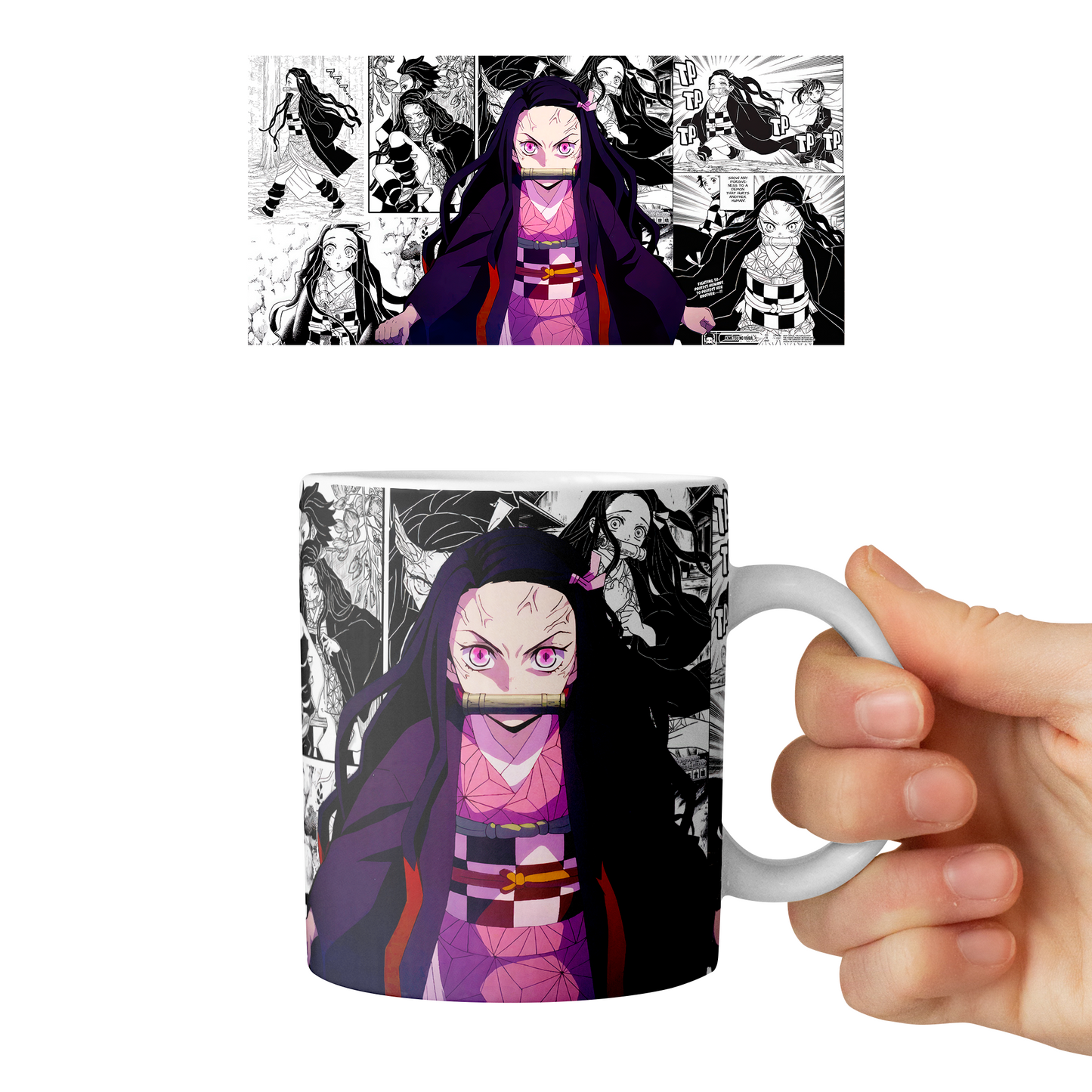 Taza 11 oz Nezuko Kamado (Kimetsu No Yaiba)