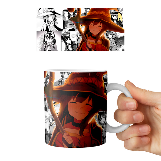 Taza 11 oz Megumin - D4 (KonoSuba)