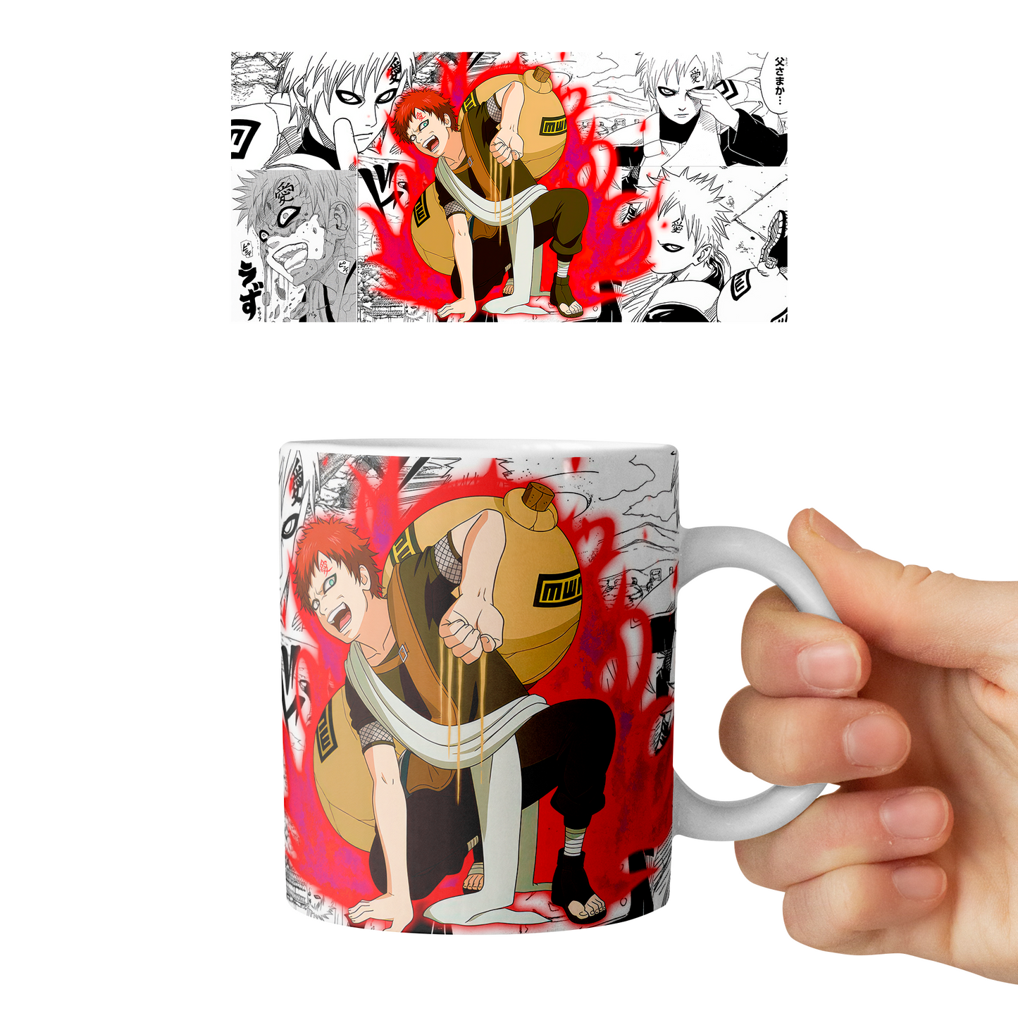 Taza 11 oz Gaara - D2 (Naruto)