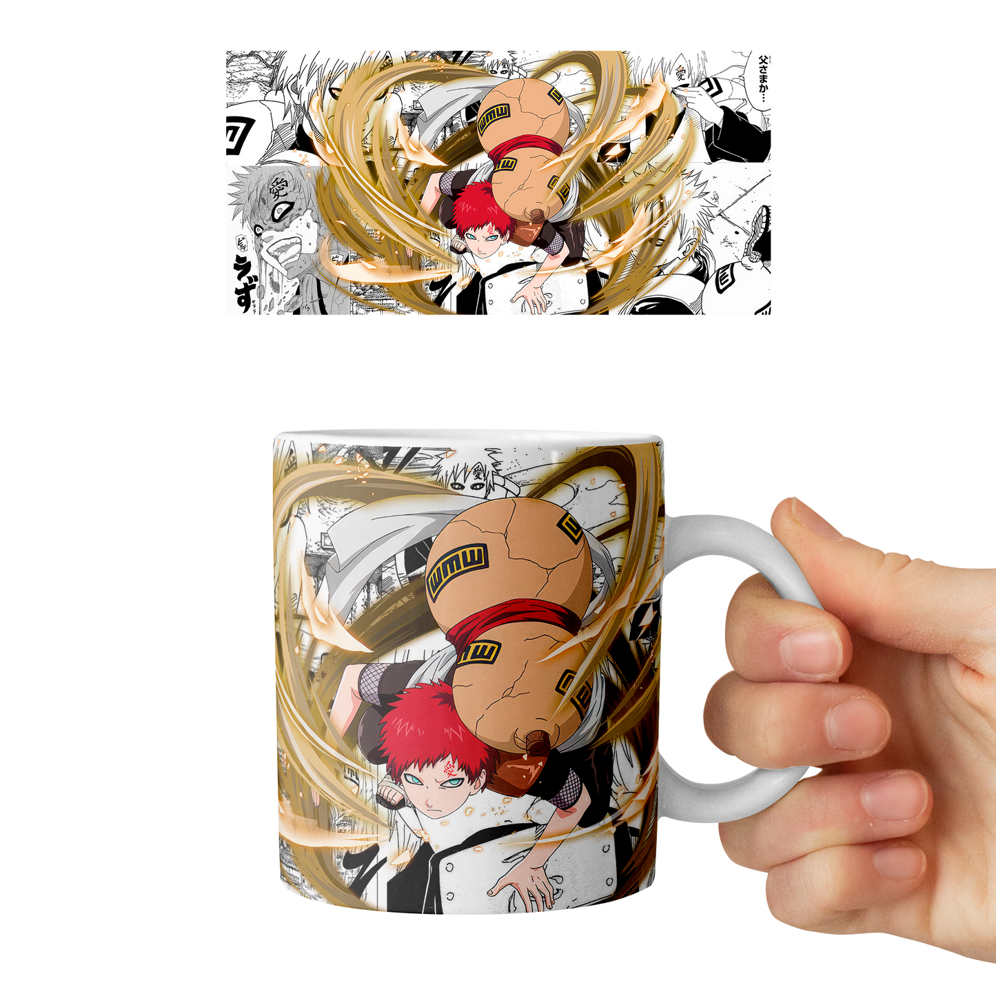 Taza 11 oz Gaara - D4 (Naruto)