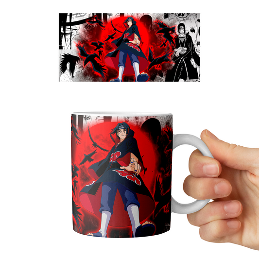 Taza 11 oz Itachi Uchiha D3 - (Naruto)