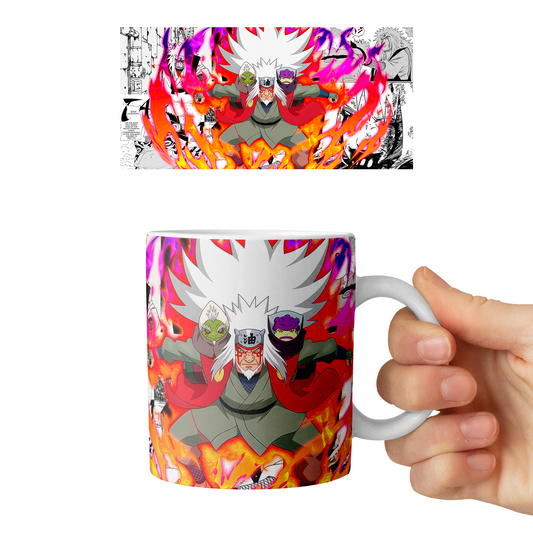 Taza 11 oz Jiraiya D2 - (Naruto)