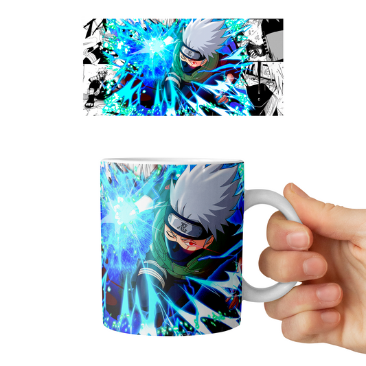 Taza 11 oz Kakashi Hatake D2 - (Naruto)