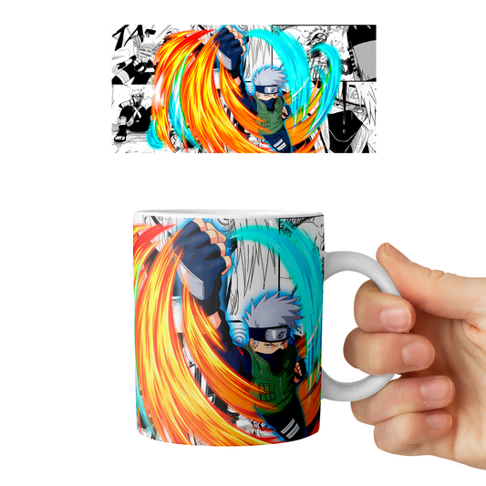 Taza 11 oz Kakashi Hatake D4 - (Naruto)