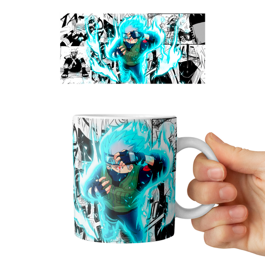 Taza 11 oz Kakashi Hatake D5 - (Naruto)