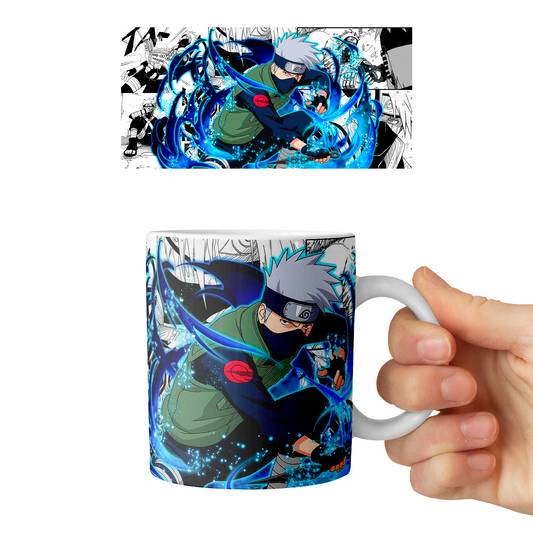 Taza 11 oz Kakashi Hatake D6 - (Naruto)