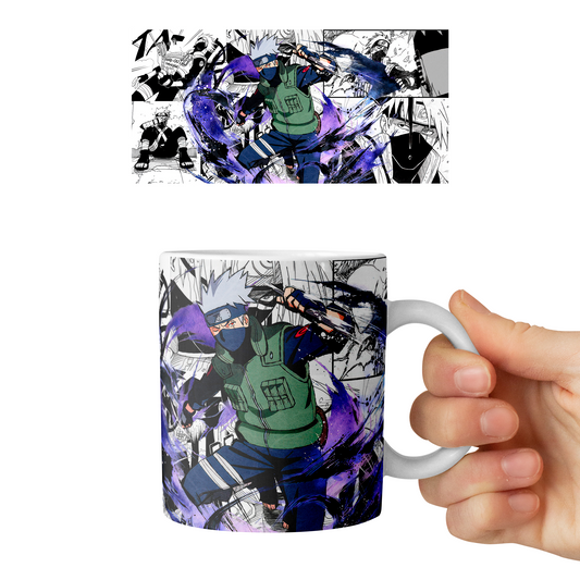 Taza 11 oz Kakashi Hatake D8 - (Naruto)