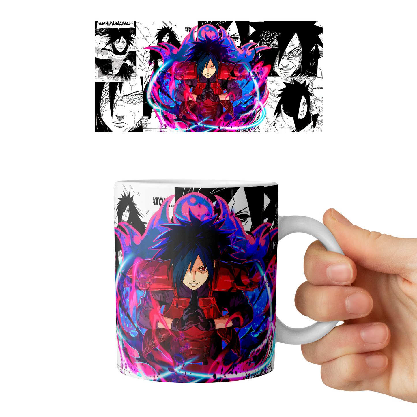 Taza 11 oz Madara Uchiha - (Naruto)