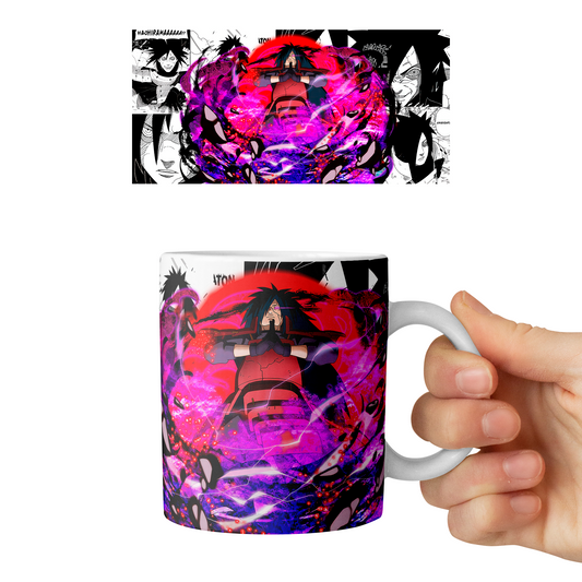 Taza 11 oz Madara Uchiha D3 - (Naruto)