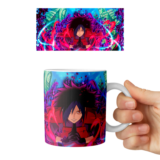 Taza 11 oz Madara Uchiha D5 - (Naruto)