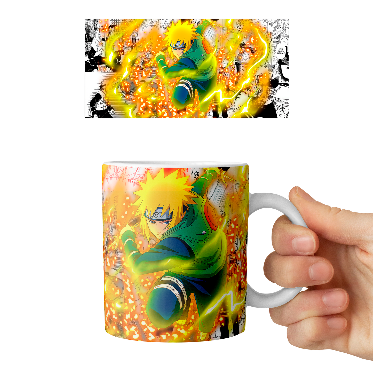 Taza 11 oz Minato D2 - (Naruto)