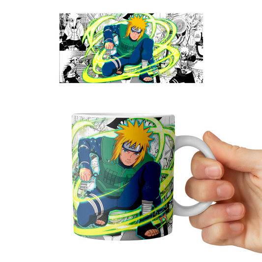 Taza 11 oz Minato D3 - (Naruto)