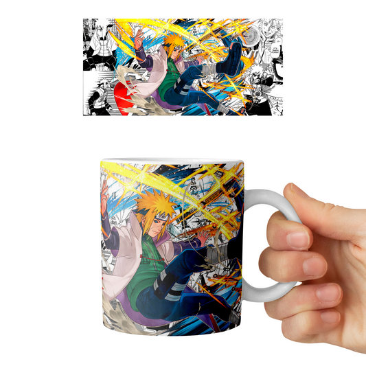 Taza 11 oz Minato D4 - (Naruto)