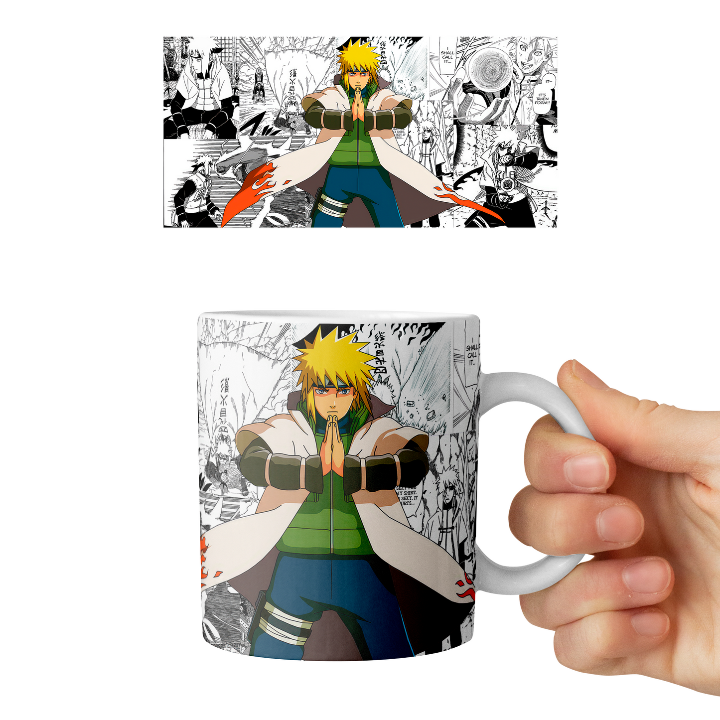 Taza 11 oz Minato D6 - (Naruto)