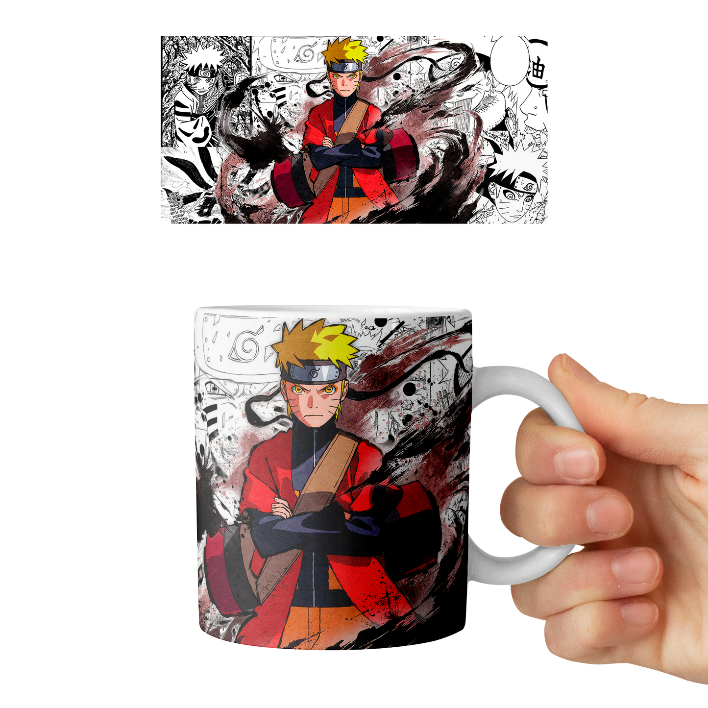 Taza 11 oz Naruto Uzumaki D2 - (Naruto)