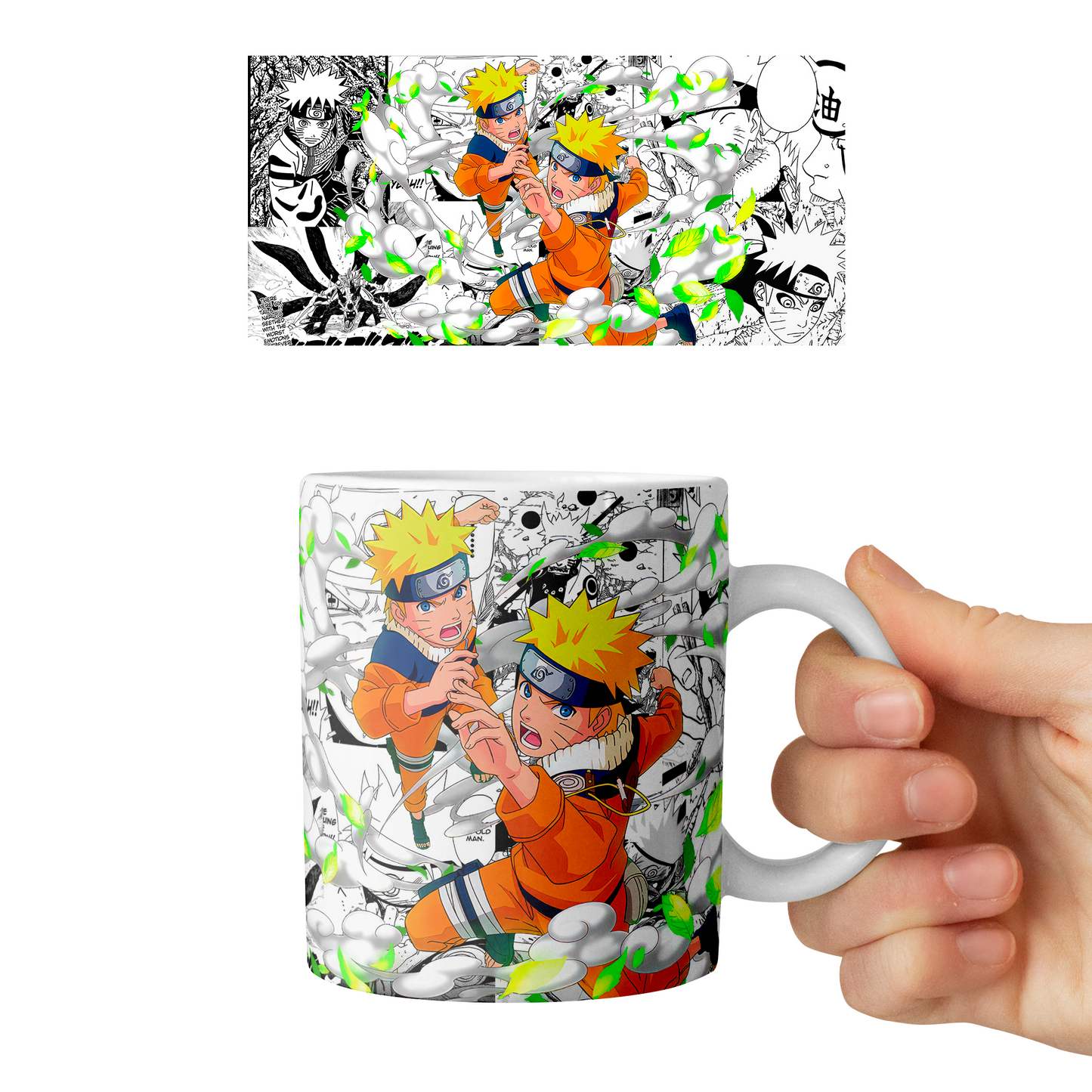 Taza 11 oz Naruto Uzumaki D4 - (Naruto)