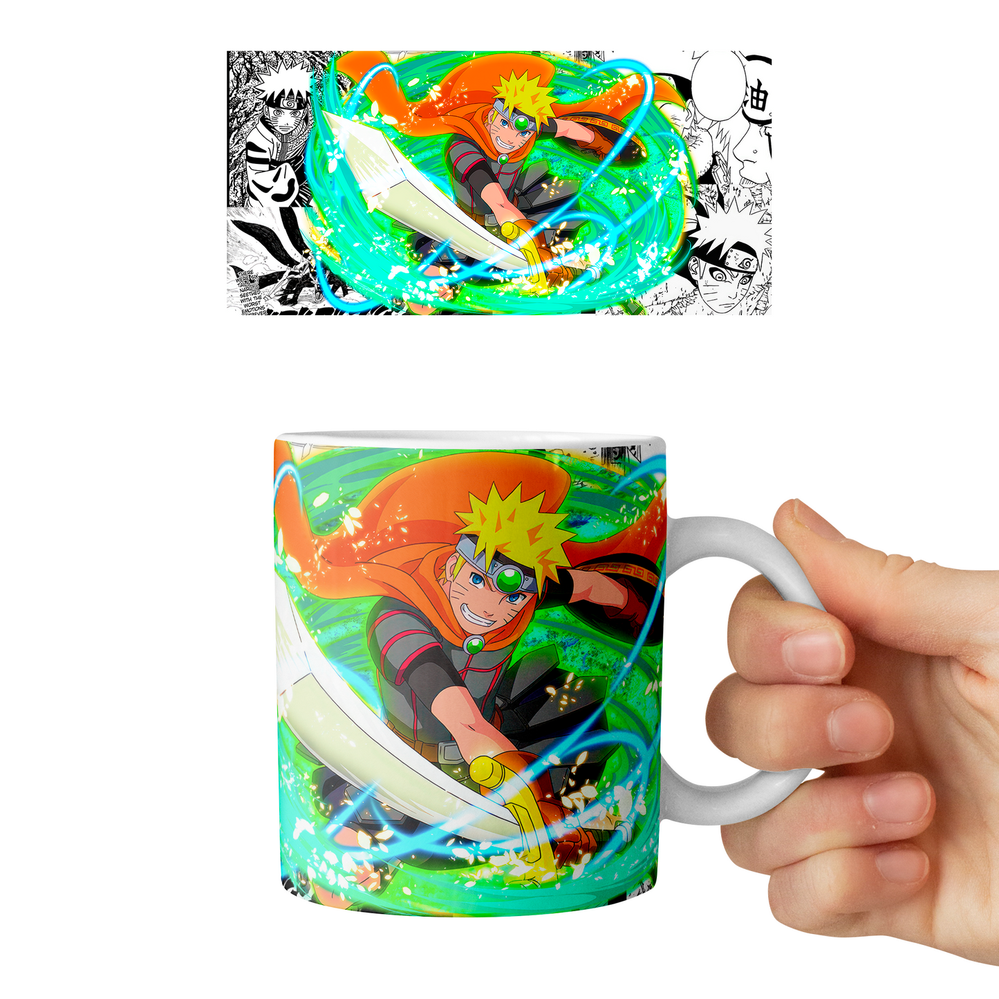 Taza 11 oz Naruto Uzumaki D5 - (Naruto)