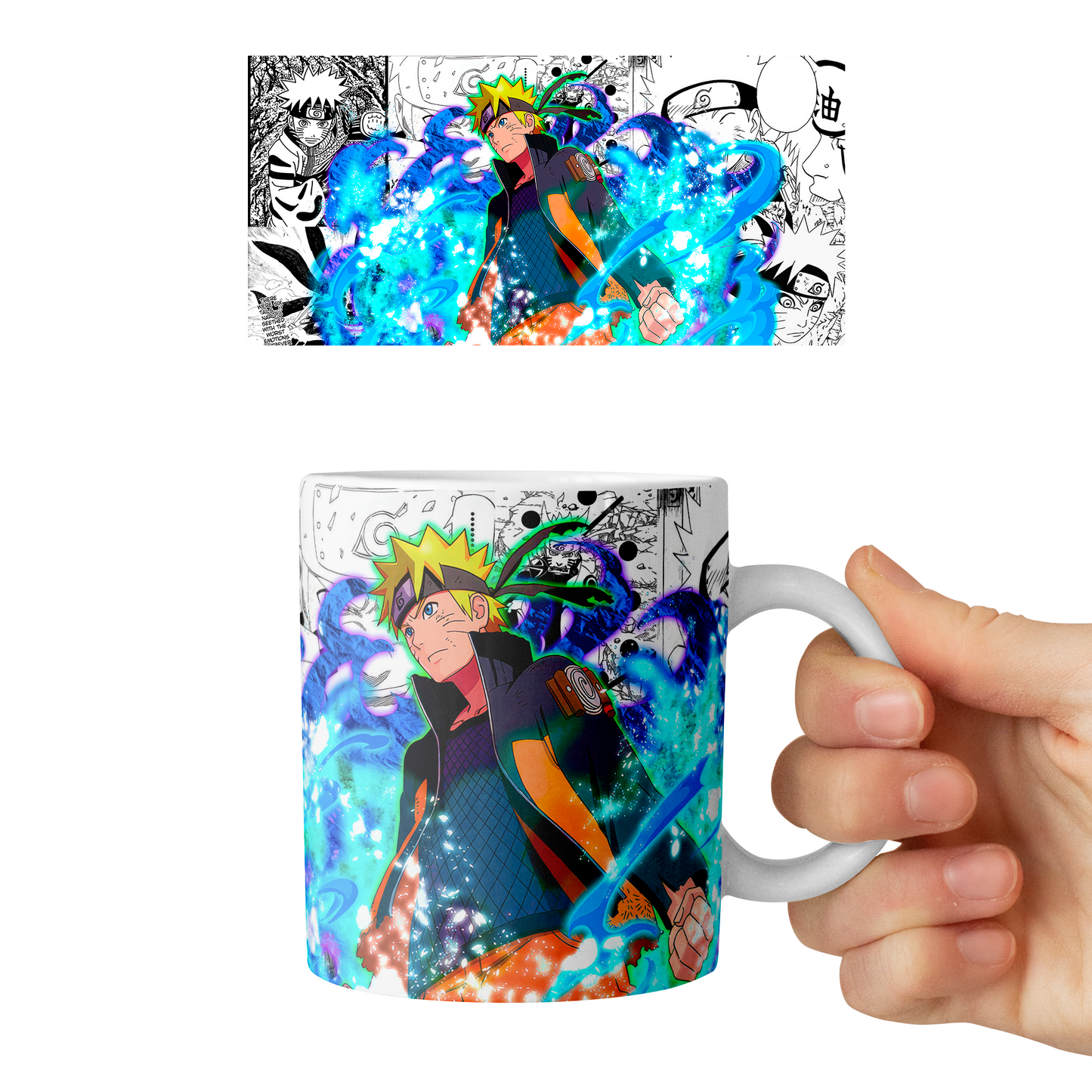 Taza 11 oz Naruto Uzumaki D6 - (Naruto)