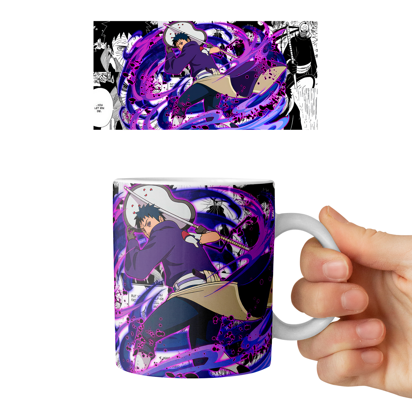 Taza 11 oz Obito D6 - (Naruto)