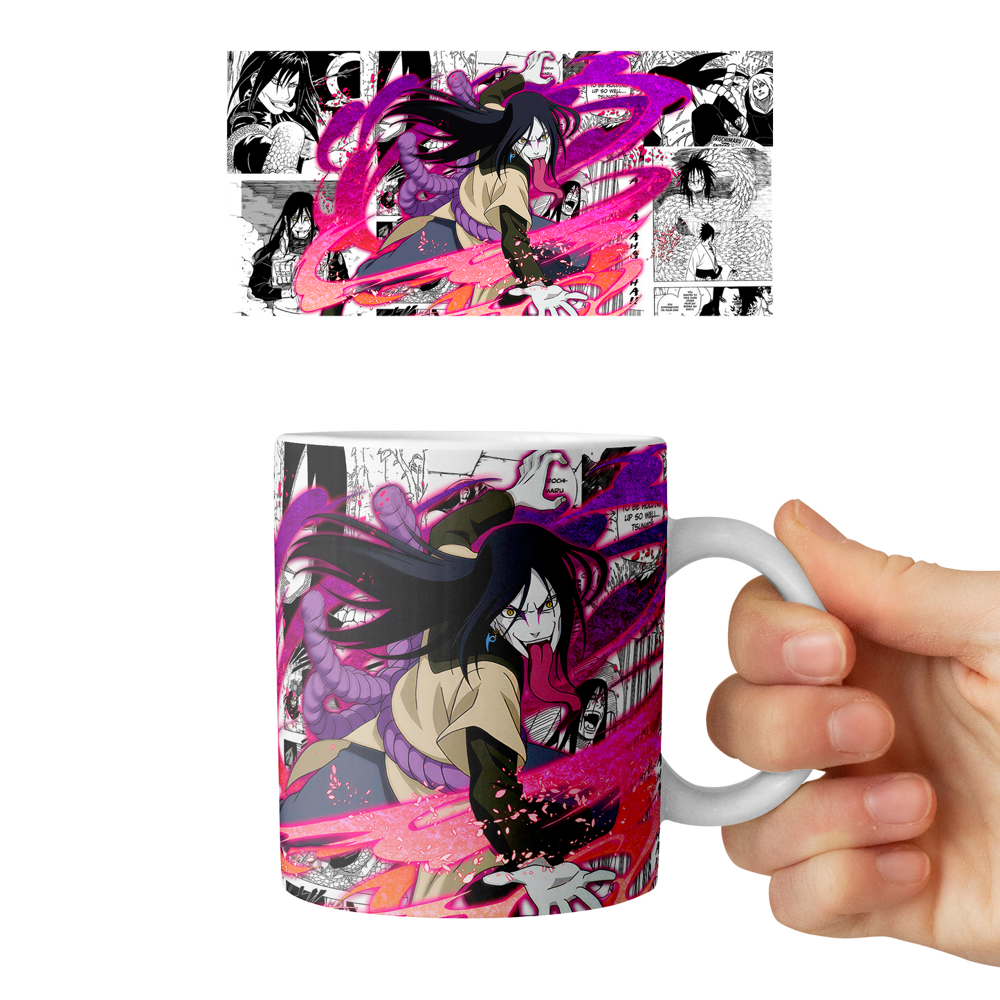 Taza 11 oz Orochimaru D2 - (Naruto)