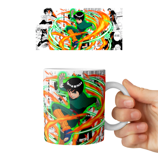 Taza 11 oz Rock Lee D4 - (Naruto)