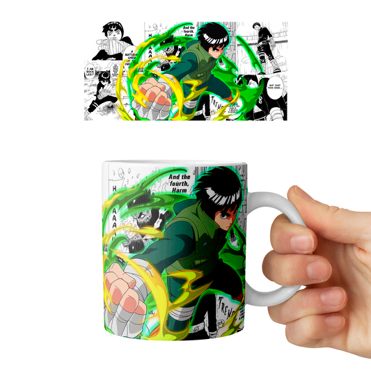 Taza 11 oz Rock Lee D6 - (Naruto)