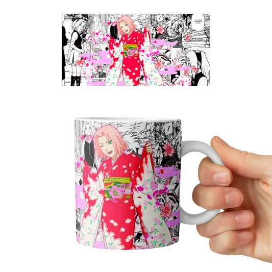 Taza 11 oz Sakura Haruno D2 - (Naruto)