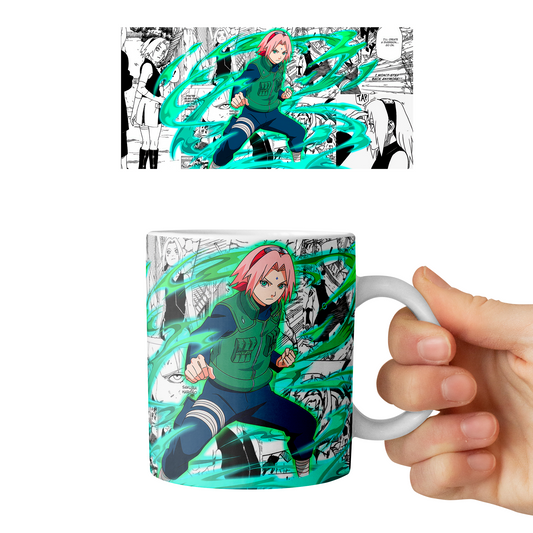 Taza 11 oz Sakura Haruno D4 - (Naruto)