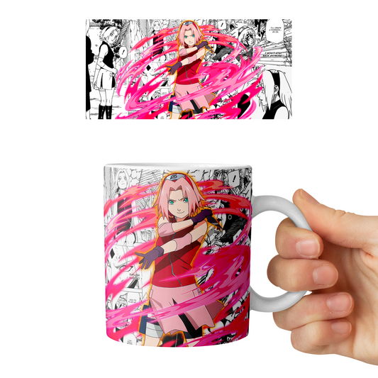 Taza 11 oz Sakura Haruno D5 - (Naruto)