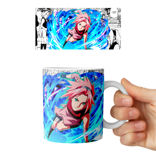 Taza 11 oz Sakura Haruno D8 - (Naruto)