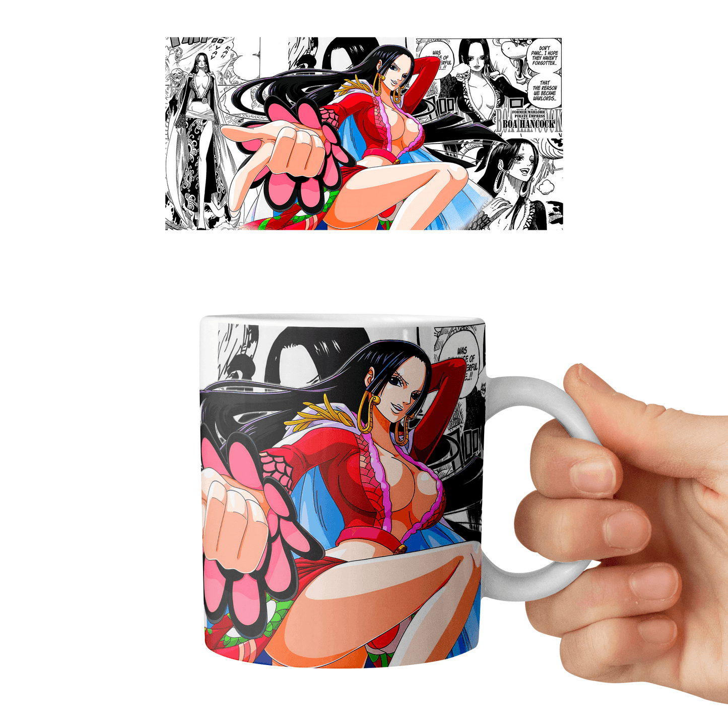 Taza 11 oz Boa Hancock - (One Piece)