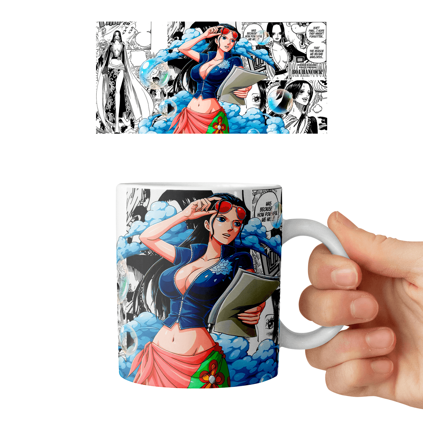 Taza 11 oz Boa Hancock D3 - (One Piece)