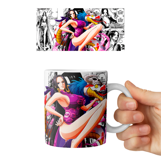 Taza 11 oz Boa Hancock D4 - (One Piece)