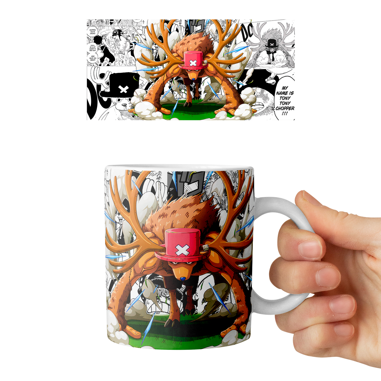 Taza 11 oz Chopper D3 - (One Piece)