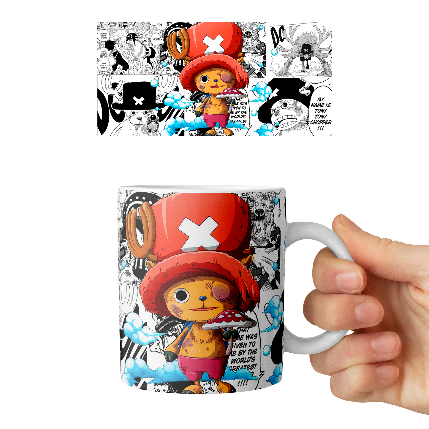 Taza 11 oz Chopper D4 - (One Piece)