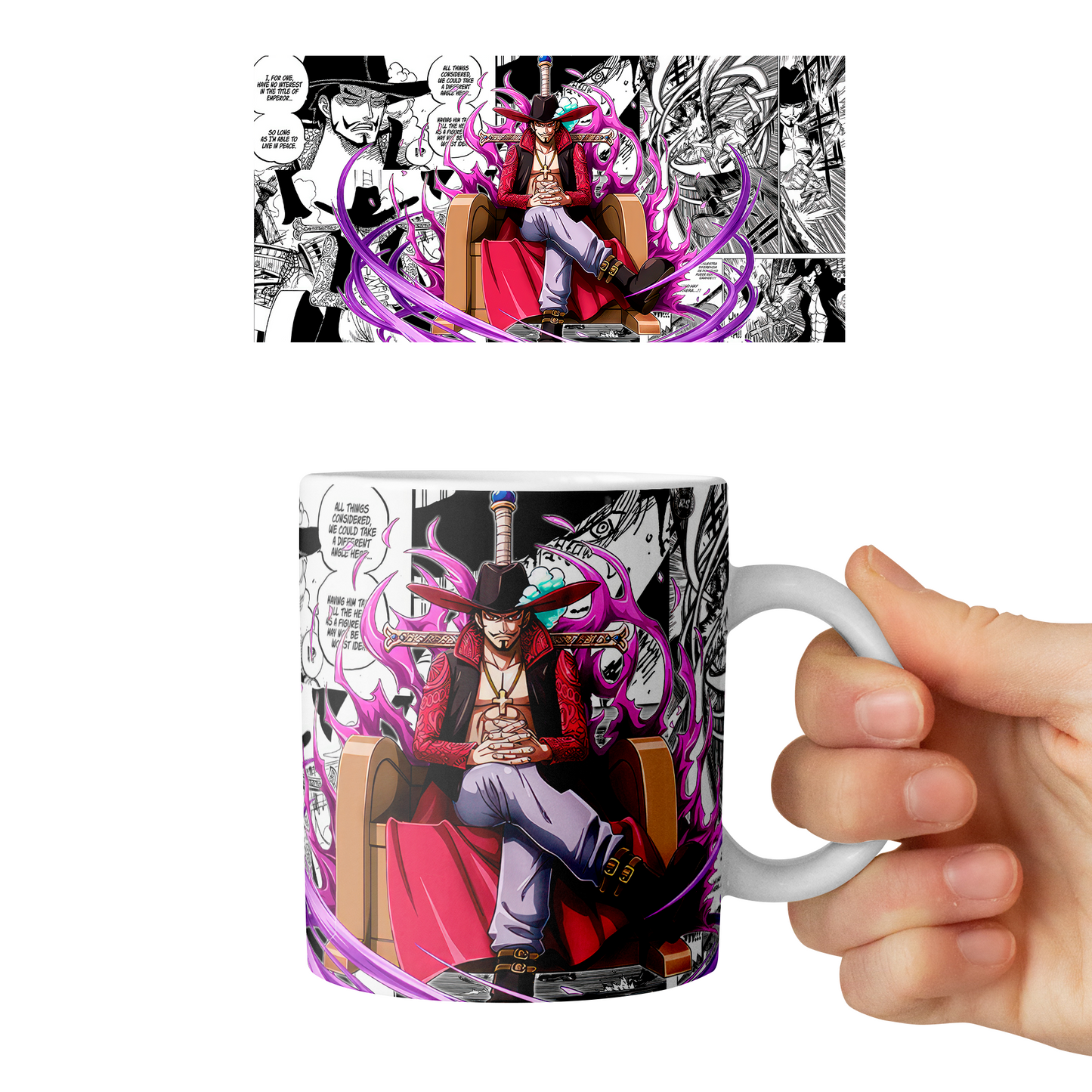 Taza 11 oz Mihawk D2 - (One Piece)