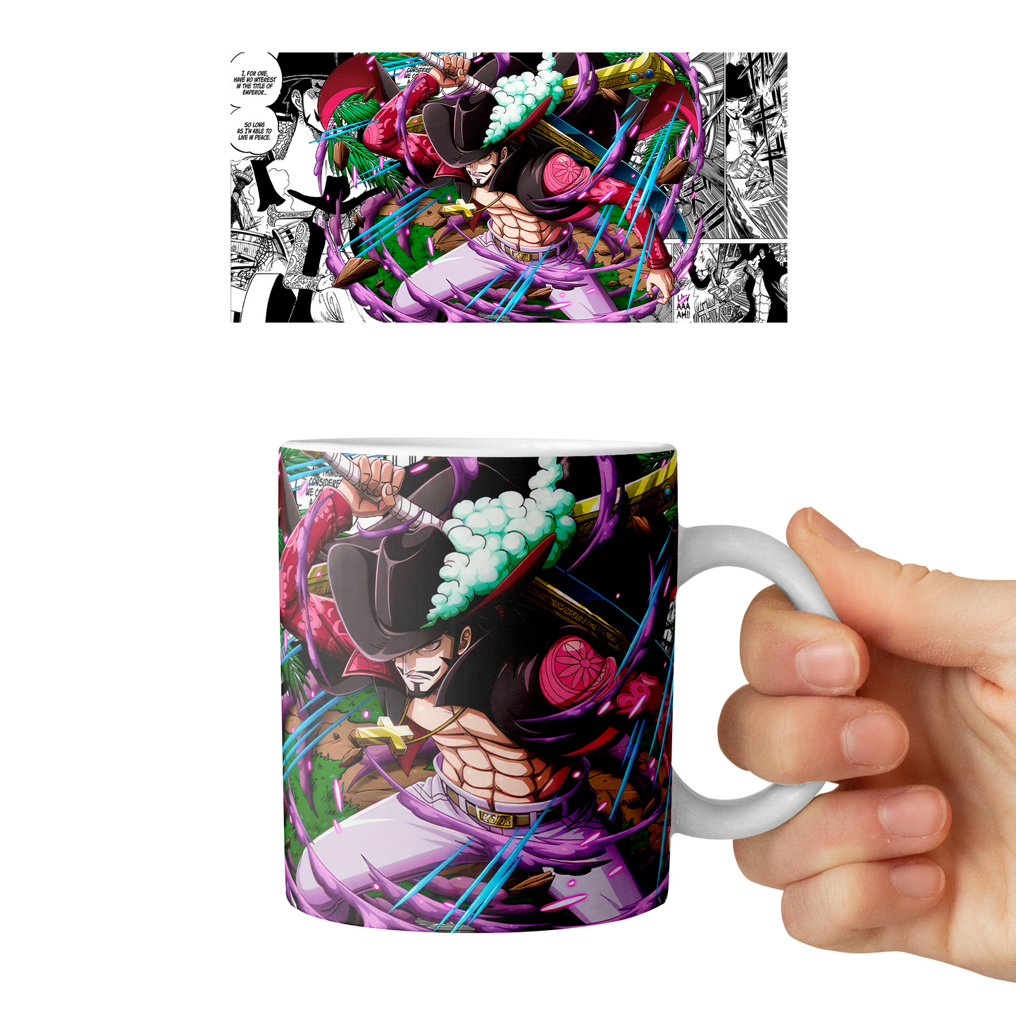 Taza 11 oz Mihawk D6 - (One Piece)