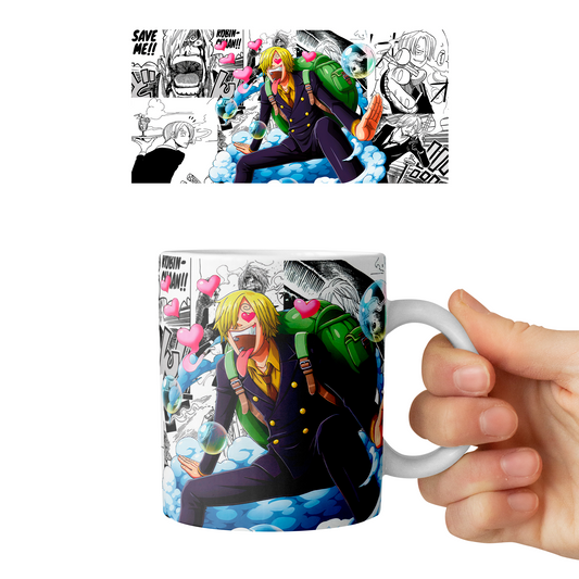 Taza 11 oz Sanji - (One Piece)