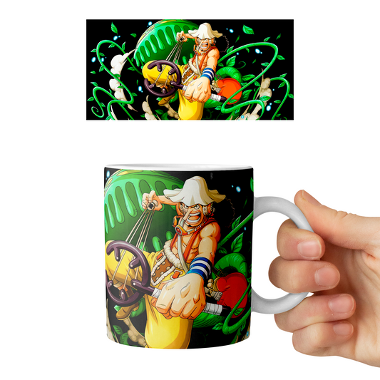 Taza 11 oz Usopp - D5 (One Piece)