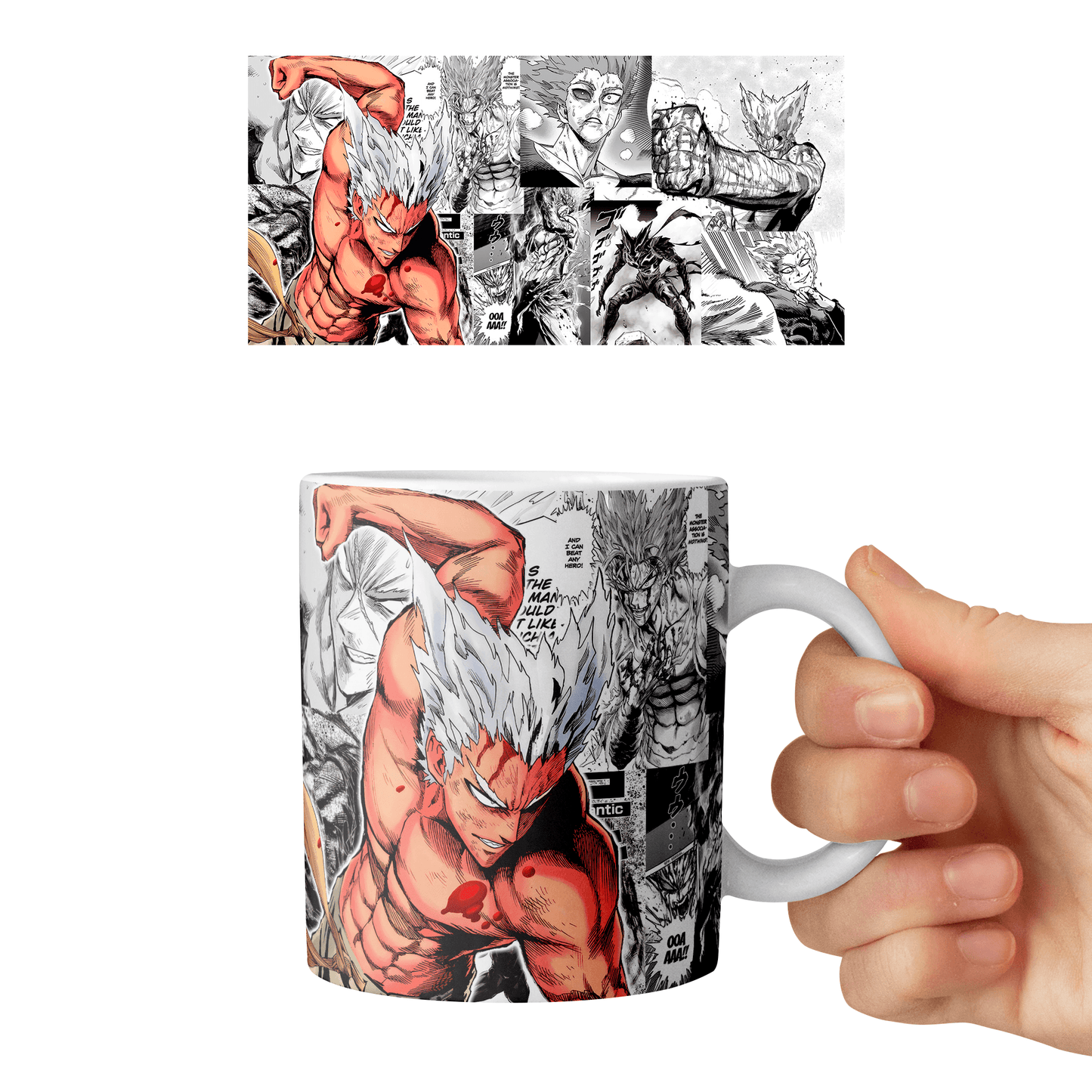 Taza 11 oz Garou - D3 (One Punch Man)