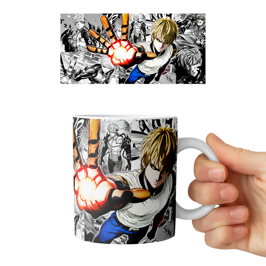 Taza 11 oz Genos - D2 (One Punch Man)