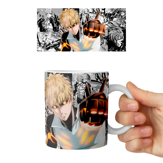 Taza 11 oz Genos - D3 (One Punch Man)