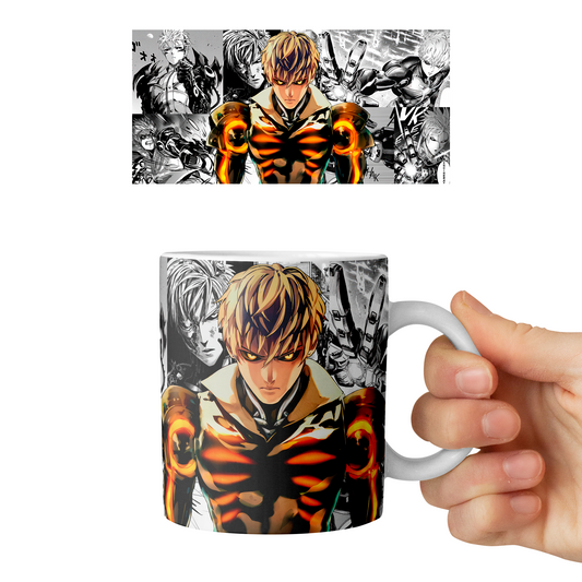 Taza 11 oz Genos - D4 (One Punch Man)